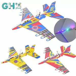 Đồ chơi ngoài trời mô hình máy bay xốp GHX, máy bay điện phóng tay, ném lượn, đồ chơi tạo bọt quán tính