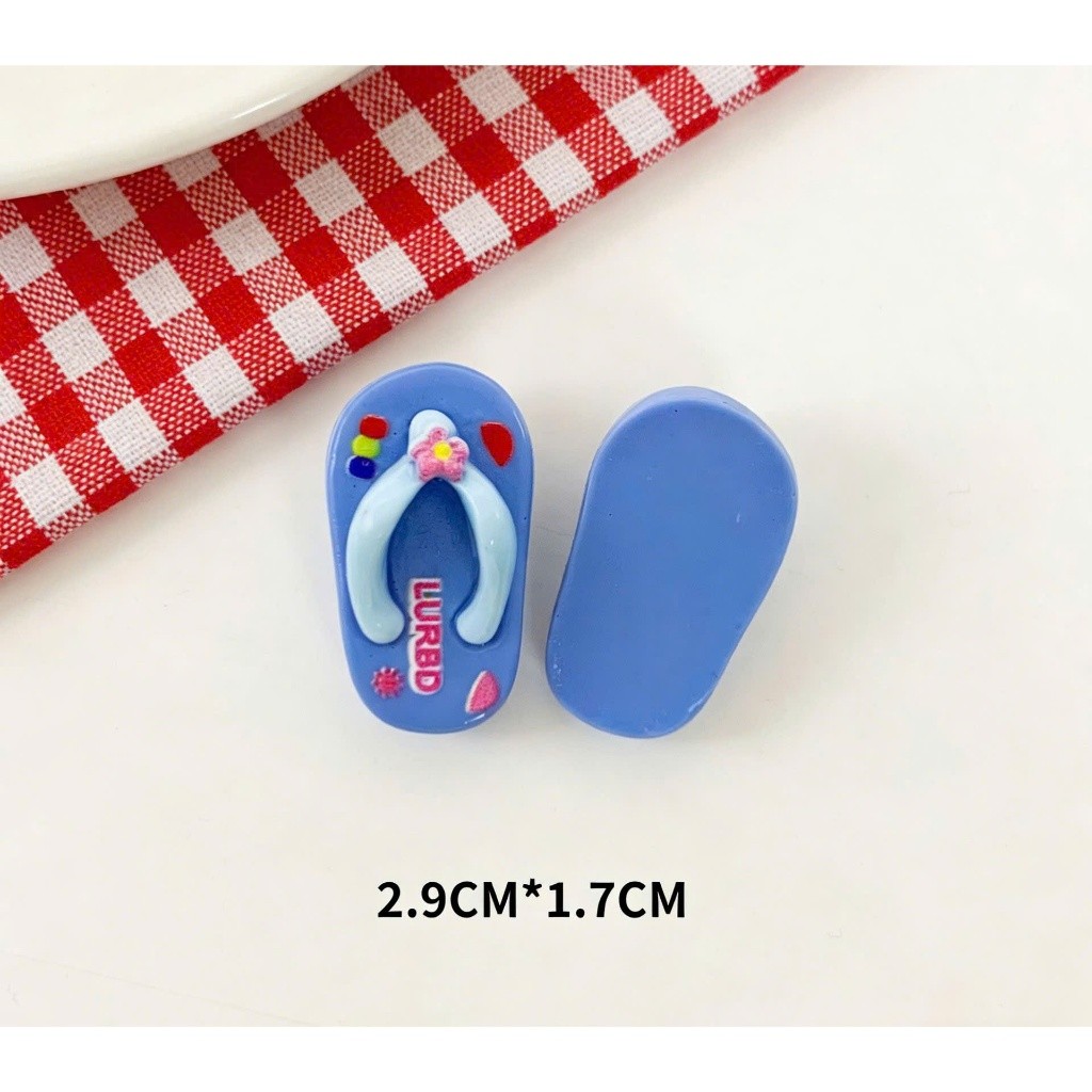 Set Charm Dép Hoa Mini Nhiều Màu Pastel – Dép Nhựa Kawaii Cute Trang Trí DIY, Linh Kiện Resin gắn dép dễ  thương