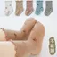 Tất Trẻ Em Mùa Xuân Thu Retro Giữa Ống Tất Trẻ Sơ Sinh Chống Trơn Trượt Sàn Cotton 0-1-3 Tuổi IIRC
