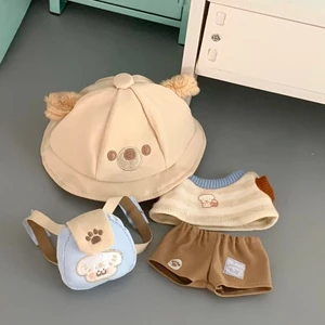 Búp Bê Cotton 10cm "Móc Chó Panini" "Bộ Quần Áo Bé Dễ Thương Sang Trọng Búp Bê Trang Phục Thay Thế