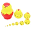< Pluscloth > 1 Bộ Búp Bê Làm Tổ Đáng Yêu Thiết Kế Động Vật Mười Lớp Hoạt Hình Chick Matrioska Đồ Chơi Cho Trẻ Em