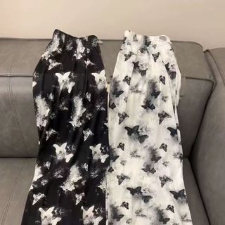 Phong Cách Mỏng Lớn Mẹ Băng Co Giãn Cổ Mắt Cá Chân Chiều Dài Mùa Hè Co Giãn Quần Nữ Kích Thước Trung Niên Người Cao Tuổi Nữ Lụa Rời EOVD