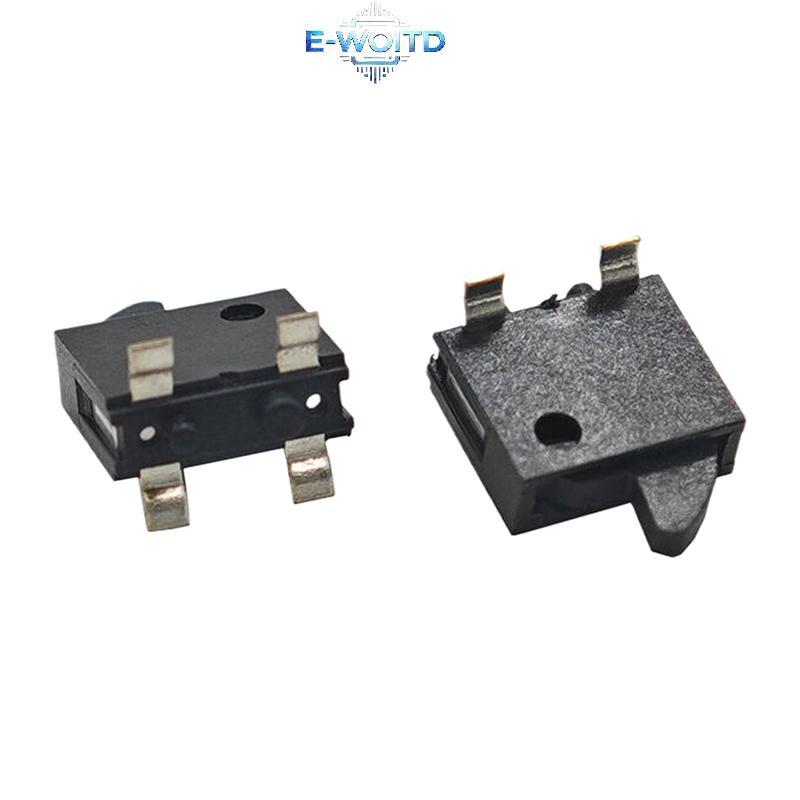 E-WOITD 10 Cái KFC-W-14 4 Pin Mini Trượt Công Tắc Đặt Lại Micro Chuyển Đổi Công Tắc Thu Nhỏ Giới Hạn Cột Dọc 16V 100mA E-WOITD
