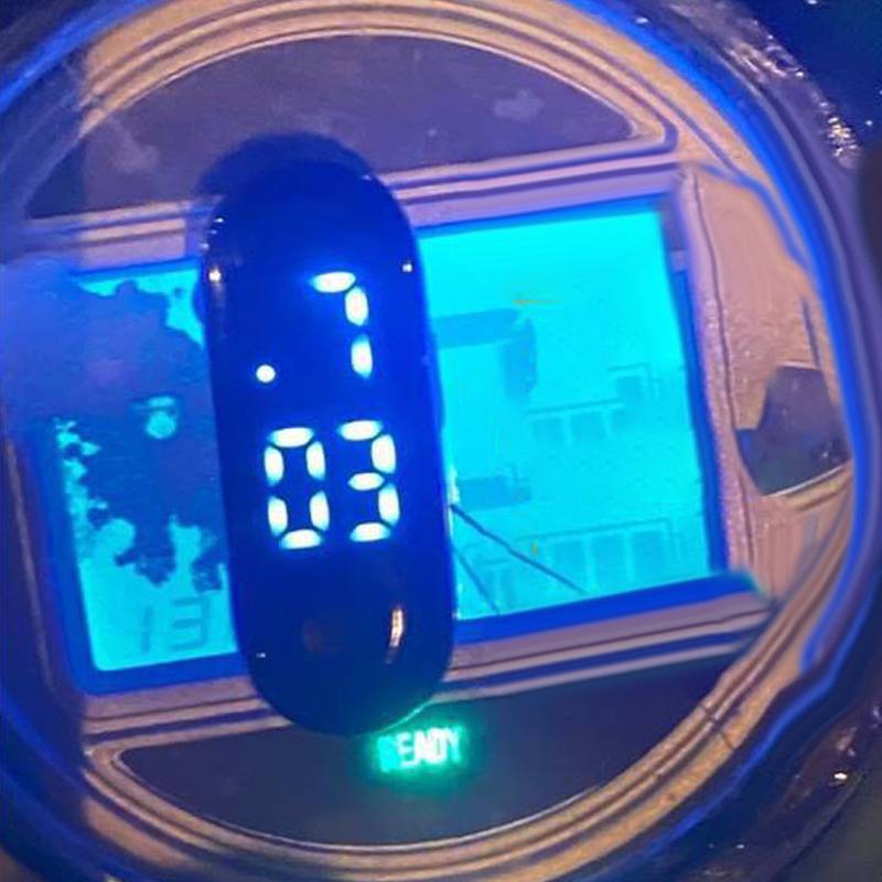 Đồng hồ kỹ thuật số phát sáng chống nước JINHF gắn trên cho xe máy điện HOT