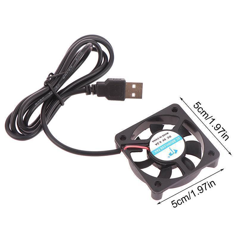 GKY DC5010 Quạt Im Lặng 5V USB Máy Tạo Độ Ẩm Kết Nối Làm Mát Tản Nhiệt Xả CPU Quạt Làm Mát GKY