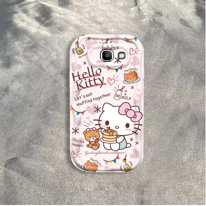 Thích hợp cho Samsung J7 Prime ON7 2016 Bảo vệ 3D TPU mềm in họa tiết da báo Kitty Vỏ điện thoại chống sốc