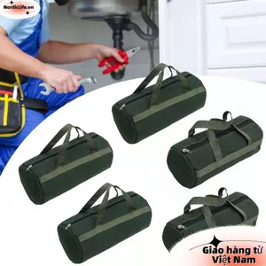 Túi đựng dụng cụ NORDICLIFE, Dụng cụ sắp xếp phần cứng bằng vải dày dung tích lớn, Dụng cụ cầm tay Túi xách di động Bộ dụng cụ sửa chữa tự động