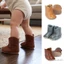 Bé Gái Bé Trai Mùa Đông Booties Thời Trang Chống Trơn Trượt Đế Mềm Móc Và Vòng Giày Đi Bộ Ấm Áp Dễ Thương