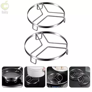 Giá nồi ROLY, Giá hấp bằng thép không gỉ chống trượt, Chân máy cách nhiệt dày có thể xếp chồng lên nhau Giá để đồ nhà bếp Bếp