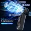 Quạt làm mát băng cầm tay cầm tay Quạt làm mát cầm tay di động 100 tốc độ 3000mAh LED Màn hình kỹ thuật số Điều hòa không khí Mini cho ngoài trời / / Du lịch màu đen