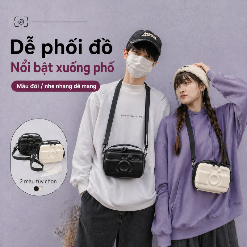 Túi Đựng Máy Ảnh Di Động Vỏ Cứng Chống Sốc – Chống Thấm, Bảo Vệ An Toàn, Phù Hợp Nhiều Dòng Máy Ảnh Phổ Biến