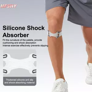 HFSHY Patella Kneecap Band Có Thể Điều Chỉnh Đầu Gối Dây Đeo Tendon Bảo Vệ Áp Lực Miếng Lót Đầu Gối Sho Hấp Thụ Bóng Rổ Thể Thao VN