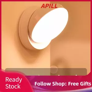 apill Diyeeni Đèn ngủ cảm biến chuyển động có thể sạc lại Đèn ngủ LED xoay 360 ° gắn vào cho tủ phòng ngủ, hành lang nhà bếp, lối vào ấm áp