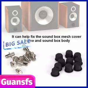 Guansfs Guansfs 10 Đôi Ốp Dây Kim Loại Loa Nướng Hướng Dẫn Cố Định Khóa Hộp Âm Thanh Lưới Bao Khung Thân
