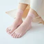 3 Đôi Nữ Mùa Hè Mỏng Thoáng Khí Đến Mắt Cá Chân Tất Năm Ngón Chân Nữ Thời Trang 5 Ngón Tất