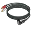 Cáp âm thanh tháo chữ Y siêu mềm XLR Male sang Dual RCA Female, 0,3 / 2 / 3 / 5 mét, dành cho loa, micrô, Bộ khuếch đại, Dây chuyển đổi âm thanh XLR 3 chân sang 2 * RCA