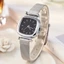 Đồng hồ sinh viên thạch anh phong cách Preppy Hình thùng đơn giản PU với Đồng hồ thạch anh wath26.5.10