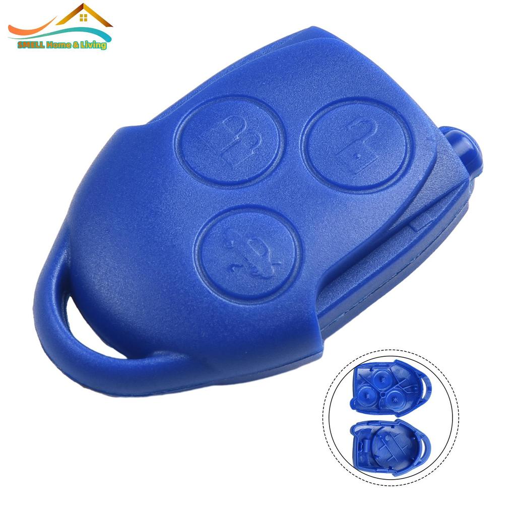 KEY FOB CASE Key Shell Màu xanh hoàn toàn mới Điều khiển từ xa chất lượng cao cho Ford Focus Transit
