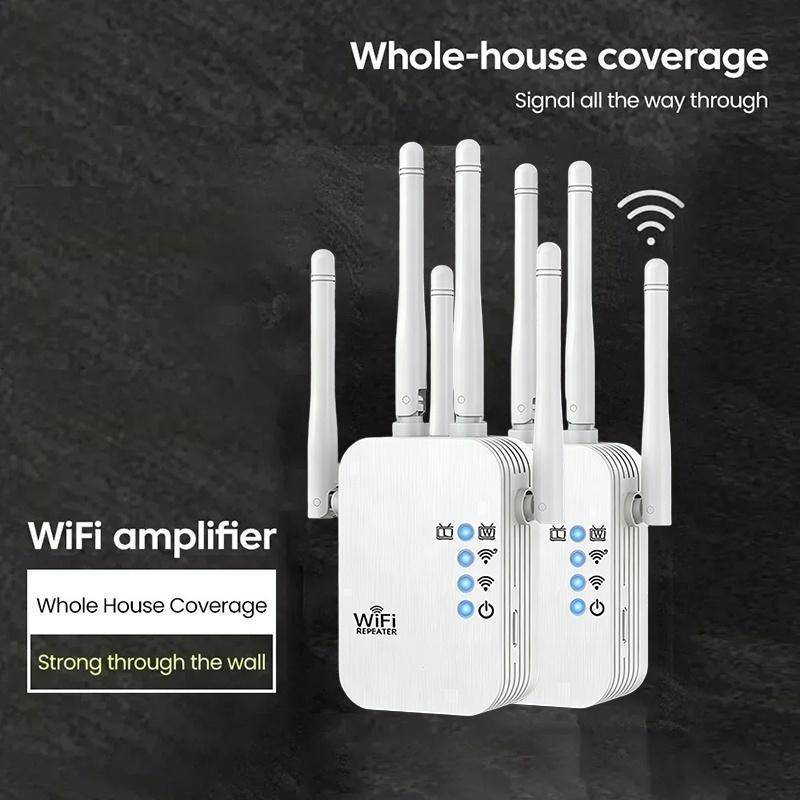 NS Bộ khuếch đại tín hiệu WiFi độ lợi cao Bộ mở rộng phạm vi lặp lại có dây cho phòng ngủ Tăng cường tốc độ Internet Bảo hiểm tín hiệu mạnh NS