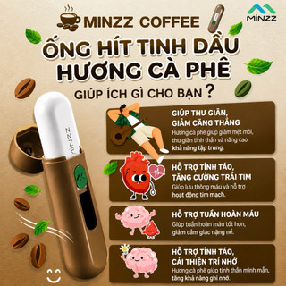 Ống Hít Hương Bạc Hà Cà Phê Minzz Thái Lan