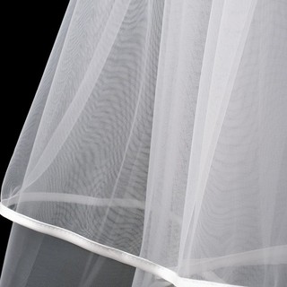Mạng che mặt trắng Nhiều lớp Sợi lông tơ Cô dâu Cổ áo cưới Giấy chứng nhận Ảnh Mạng che mặt nhỏ Đơn giản Phong cách Mori Studio Mũ đội đầu 26.. 13 YHU