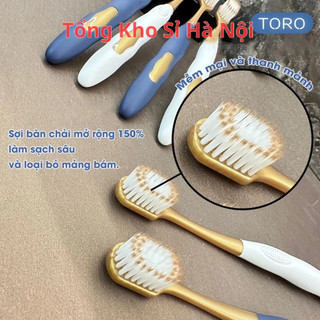 Combo 6 bàn chải đánh răng hàng nội địa Trung lông mềm, chải siêu êm