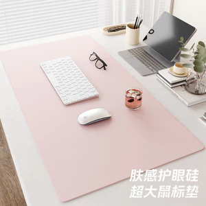 thảm trải bàn làm việc silicon màu pastel miếng lót chuột cỡ lớn chống nước chịu nhiệt viết chữ êm ái cho văn phòng học sinh