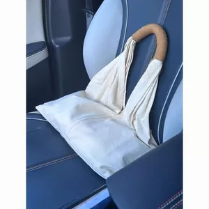 Túi vải lanh Cotton cổ điển kiểu Pháp Phong cách mới Phong cách nghệ thuật Handmade Tie-Dye Túi vải công suất lớn Túi Tote di động