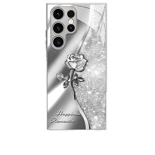 Hoa Hồng Thích Hợp Cho Samsung GalaxyS26 Ốp Điện Thoại s25plus Kính Cường Lực s24ultra / s23