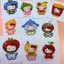 Kitty Kitty Kitty Kitty Cross Stitch Chất Liệu Gói DIY Mặt Dây Chuyền Tủ Lạnh Miếng Dán Handmade Quà Tặng Sách Đỏ Ủy Quyền Ban Đầu 0421