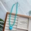 Mặt dây chuyền trái tim NICOLOO, Dây chuyền đính cườm thủy tinh màu kẹo Acrylic, Vòng cổ Choker thẩm mỹ mùa xuân dễ thương dành cho nữ Cô gái