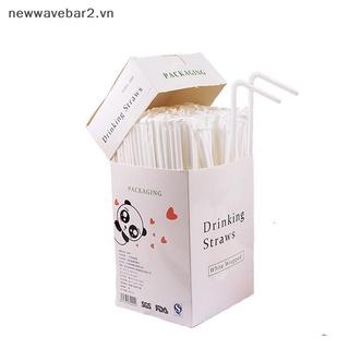 [Mới] 100 / 300 Cái Ống hút PP được bọc riêng trong suốt Ống hút uống trà Ống hút.