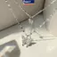 Trang Sức Bướm Two-Layer Sang Trọng Cho Nữ - Thiết Kế Tinh Tế Với Xương Đòn Và Dây Xích