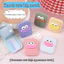 【Roshy】Gương trang điểm gấp gọn dễ thương gương tích hợp lược cầm tay gương hình miệng xúc xích hoạt hình dành cho nữ