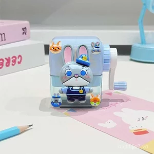 Máy mài bút chì Crazy Animal City Máy mài bút chì quay tay cho học sinh Trẻ em Bút chì đa chức năng đầu vào tự động Sha