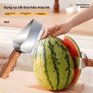 Tam Giác Dưa Hấu Cắt Mới Đa Năng Máy Thái Trái Cây Cắt Trái Cây Dao Chia Dụng Cụ Thép Không Gỉ