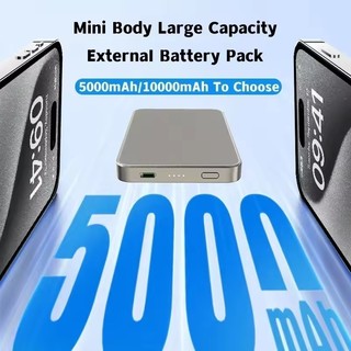 [JLK] PD20W Sạc nhanh 10000mAh Kim loại từ tính không dây cho iPhone Samsung XiaoMi, v.v. Pin phụ trợ di động