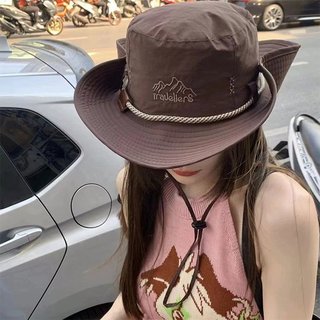 Vành Mũ Rộng Chống Tia UV từ Cotton, Thoáng Khí cho Hoạt Động Ngoài Trời - Unisex