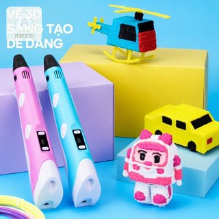 Bộ dây tóc bút in 3D có thể điều chỉnh nhiệt độ Hiển thị trẻ em Vẽ đồ chơi nghệ thuật sáng tạo