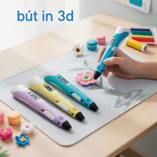 Bộ dây tóc bút in 3D có thể điều chỉnh nhiệt độ Hiển thị trẻ em Vẽ đồ chơi nghệ thuật sáng tạo