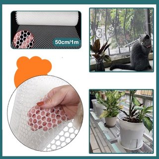Lưới PVC Lưới An Toàn Ban Công Cầu Thang Hàng Rào Sân Vườn Chống Rơi Hàng Rào Gà Thú Cưng Bền Đen Trắng