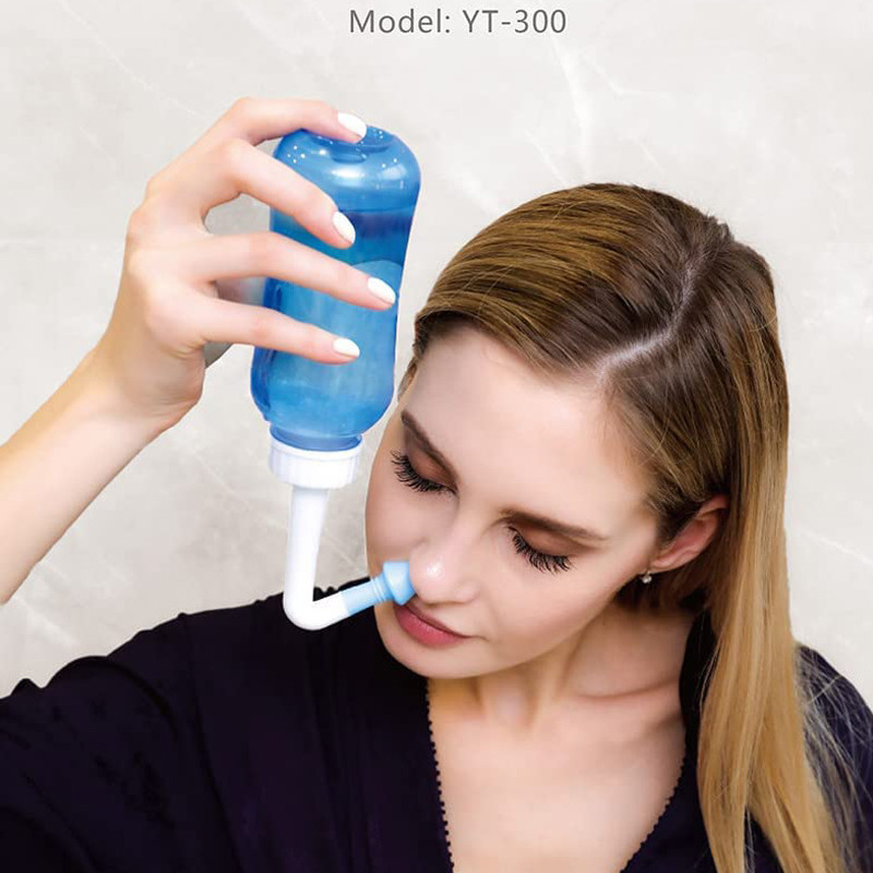 300 / 500ML Nước Rửa Mũi Irrigator Rửa Chai Bảo Vệ Mũi Tránh Dị Ứng Viêm Mũi Cho Người Lớn Trẻ Em Neti Nồi