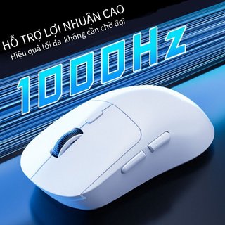 Chuột không dây Tri Mode Bluetooth 2 4G Type C Silent Click 6400DPI Máy tính xách tay chơi game văn phòng