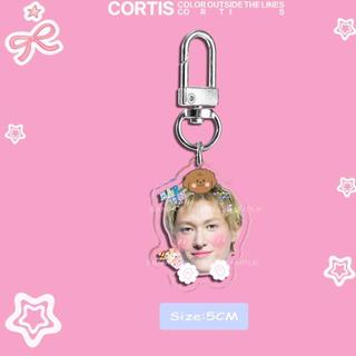 Kawaii Kpop CORTIS KEONHO Keychain Cute Acrylic SEONGHYEON JUHOON JAMES MARTIN Key Ring F