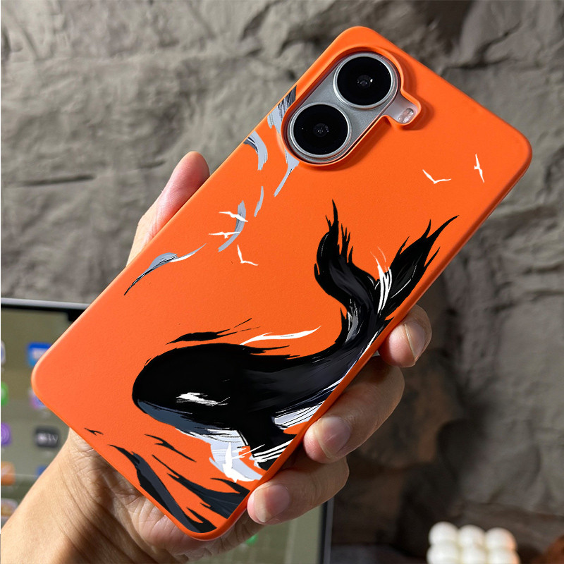 Ốp điện thoại Gengar cứng “Ink Whale ” cho  Redmi Turbo 5 Max Turbo 4 Pro POCO X8 Pro X7 Pro X6 F8 F7 / Vỏ POCO chống vân tay / Vỏ Redmi