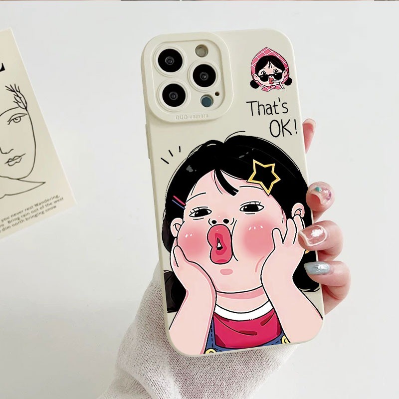 Ốp lưng iPhone Vỏ máy ảnh silicon mềm chống sốc Little Girl - iP 7/8/X/XS/XR/11/12/13/14/15/16/17/Plus/Air/Pro/Max