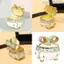Unstop * Hộp đựng trang sức bằng kim loại có thể vận chuyển Lớp lót mềm Bảo quản an toàn cho bông tai Vòng tròn