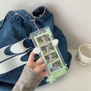 [pengtao23] Hộp đựng thẻ Photocard Fourpartment Ngôi sao dễ thương Hộp đựng thẻ Acrylic Hình ảnh thần tượng Màn hình hiển thị Thẻ bảo vệ Mặt dây chuyền DIY Trang trí Quà tặng [có sẵn]