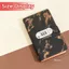 BEABOUT Sổ gửi tiền mặt, Đá cẩm thạch 100 túi A6 Chất kết dính tiết kiệm, PU chống nước có khóa mật khẩu Sách tiết kiệm tiền Hệ thống phong bì tiền mặt