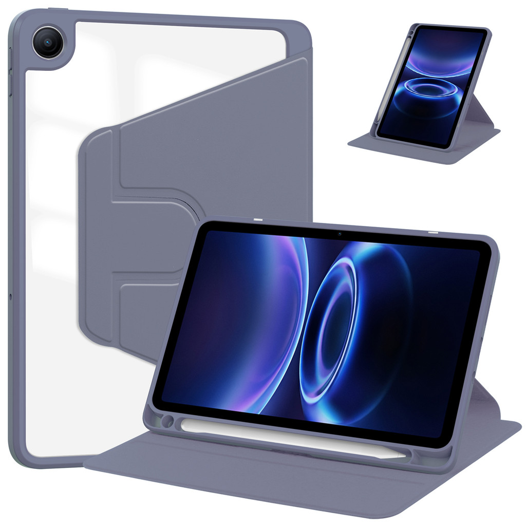 Ốp Lưng Cho Xiaomi Redmi Pad 2 SE 9.7 Inch 2026 Cho Redmi Pad 2 9.7 Inch Máy Tính Bảng Xoay 360 Trong Suốt acrylic flip cover Khay Bút Chống Sốc Ngủ Đánh Thức Vỏ
